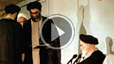 سخنرانی رهبری در کنار امام خمینی(ره)